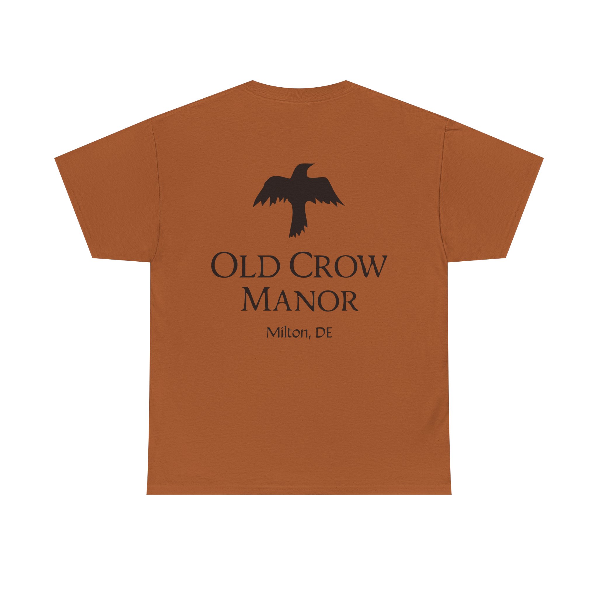 Old Crow Manor Unisex Heavy Cotton Tee - Image 6