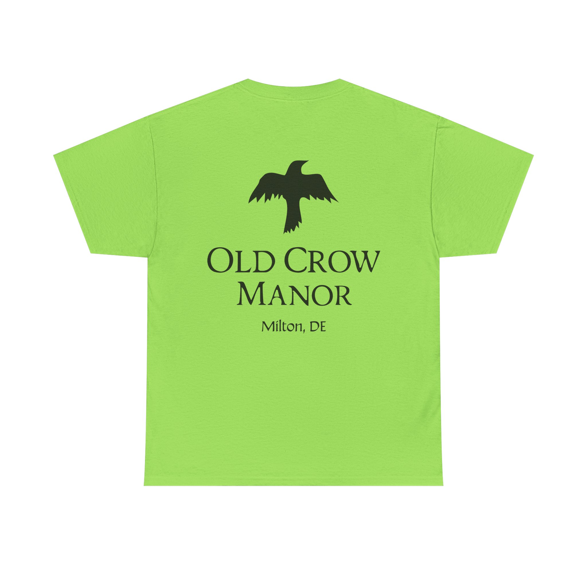 Old Crow Manor Unisex Heavy Cotton Tee - Image 10