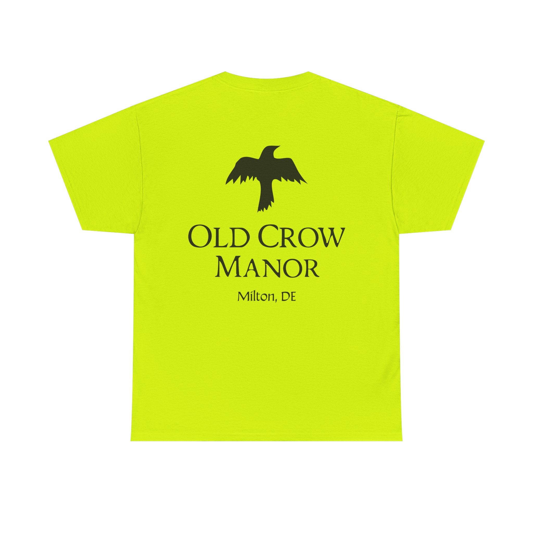 Old Crow Manor Unisex Heavy Cotton Tee - Image 8