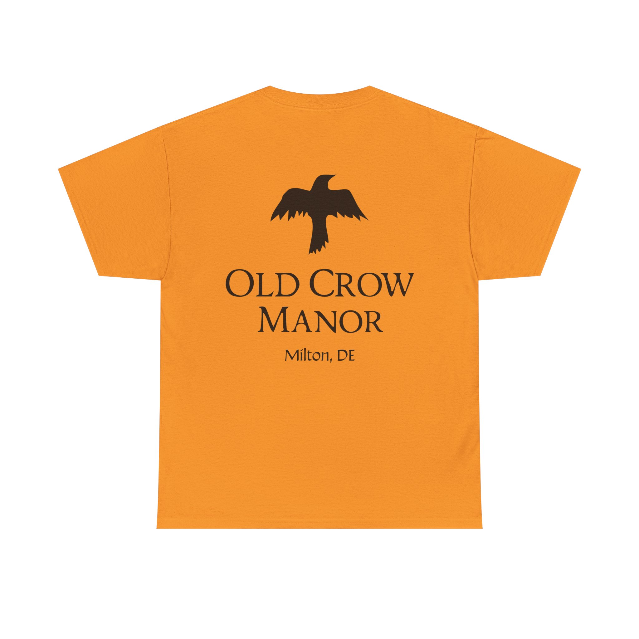 Old Crow Manor Unisex Heavy Cotton Tee - Image 4