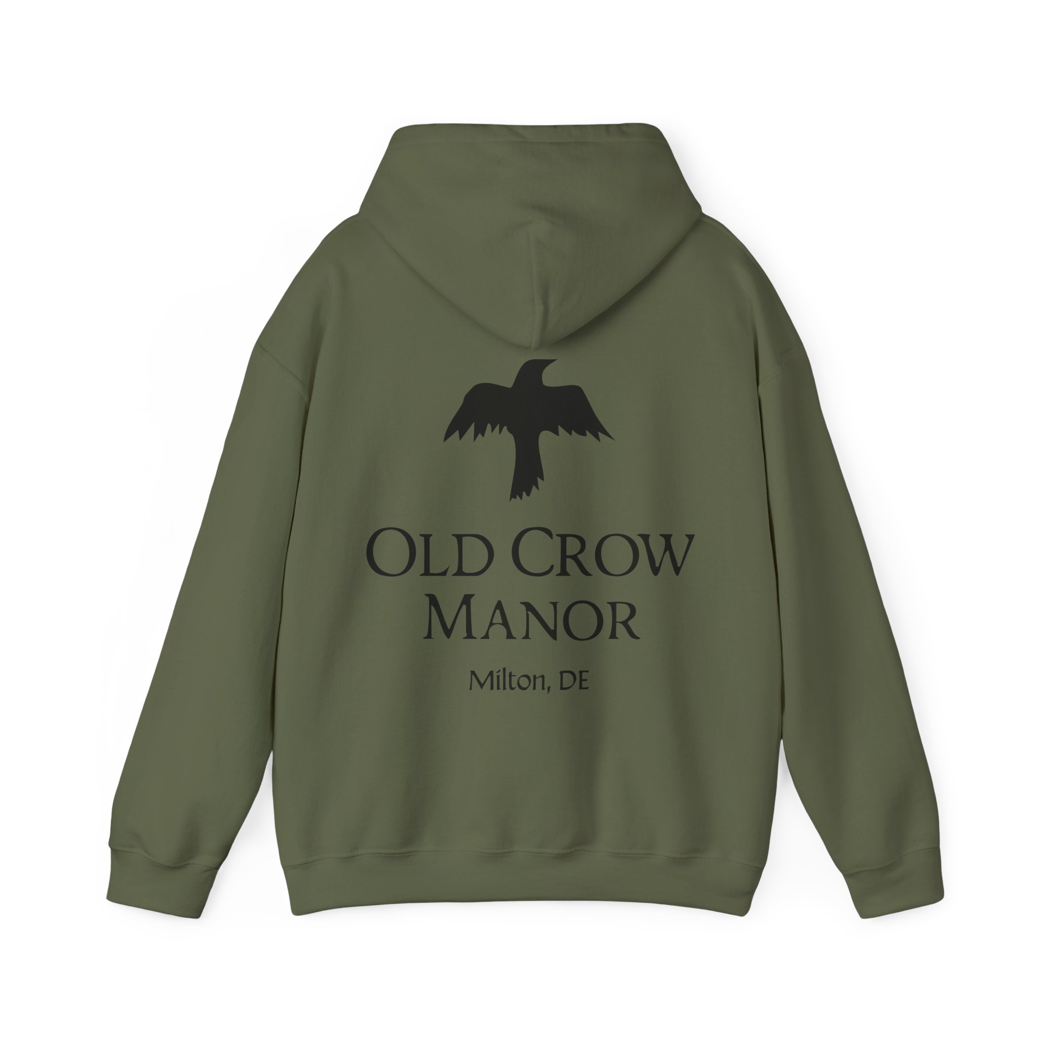 Old Crow Manor Hoodie — Crow Logo Pullover (Milton, DE) - Image 8